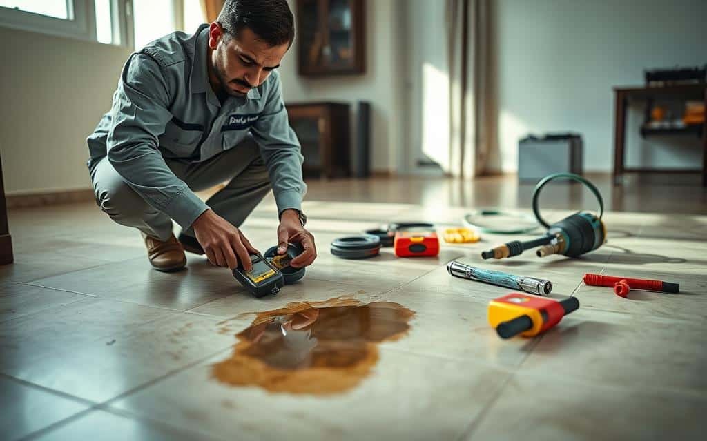 كشف تسربات حي الفاضلية بالاحساء